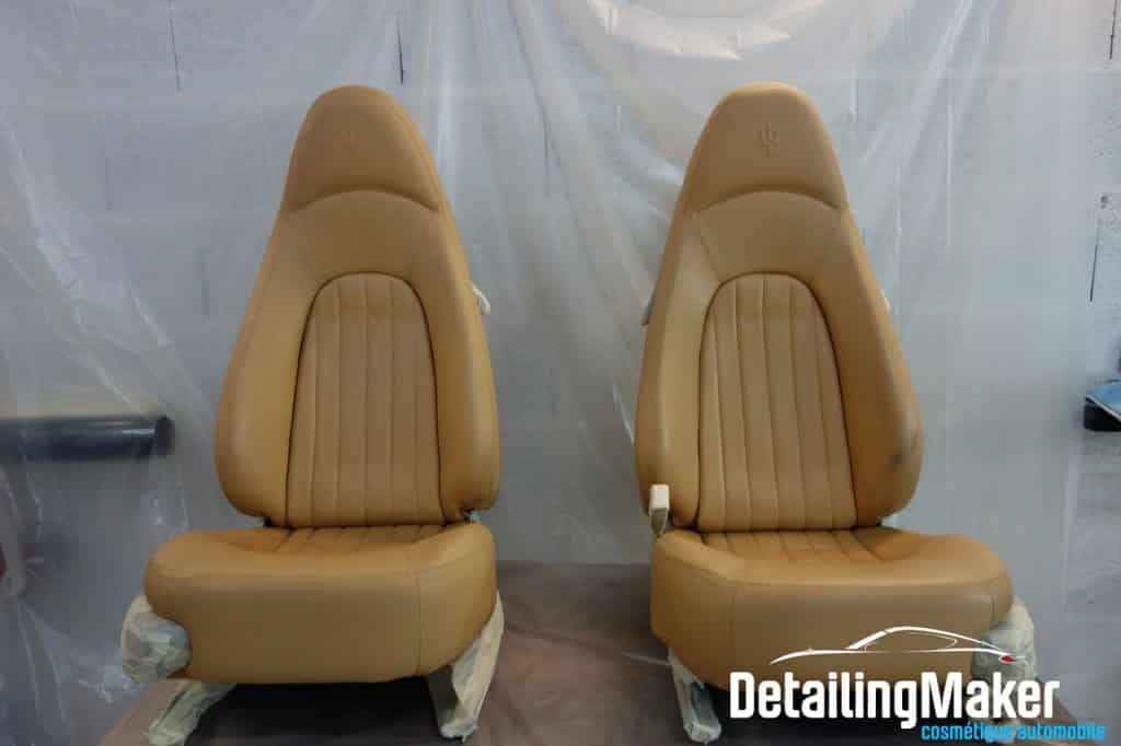Rénovation cuir Maserati Rénovation cuir Maserati