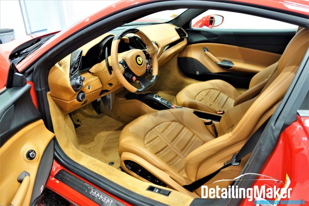 detailing Ferrari 488 GTB