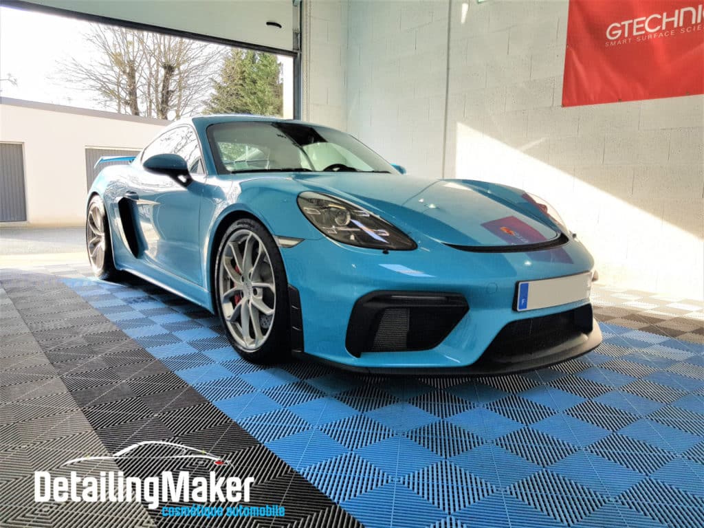 Film protection carrosserie sur Porsche 718 Cayman GT4