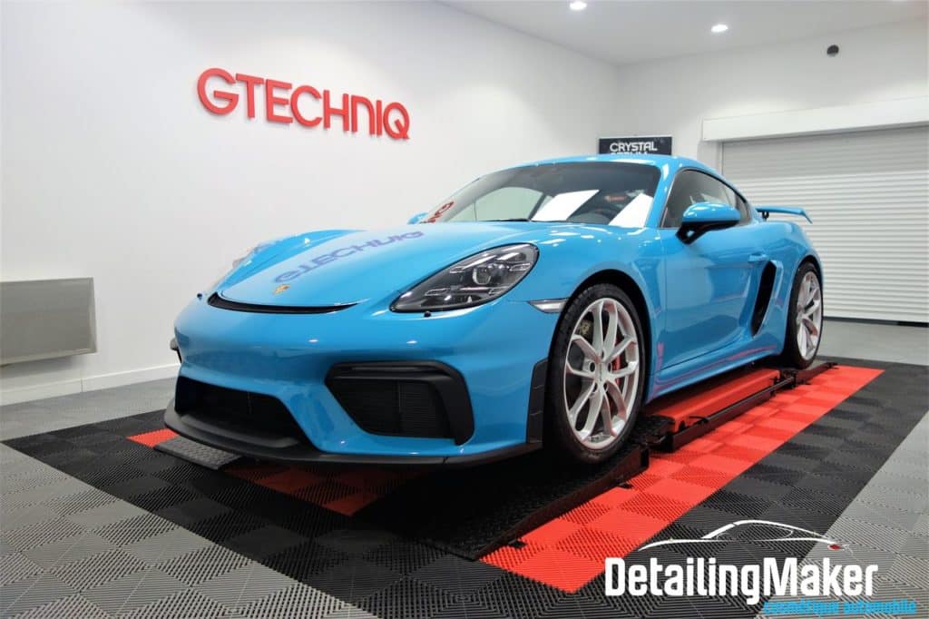 Porsche 718 Cayman GT4 Bleu Miami