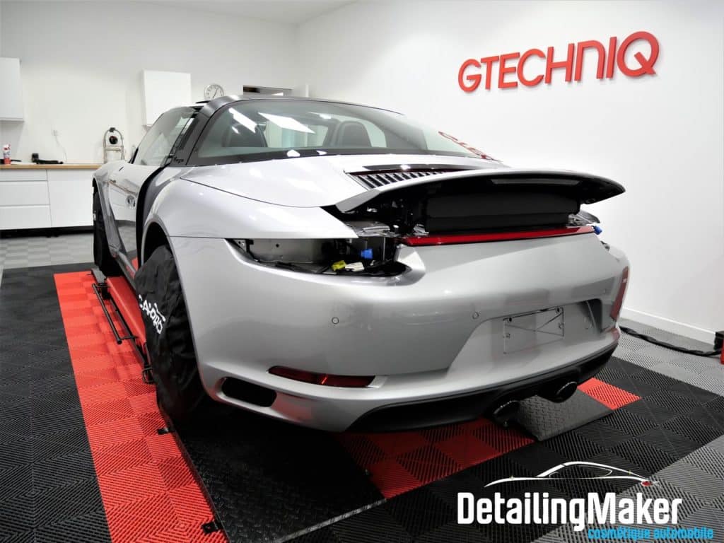 pose film protection porsche 991 targa