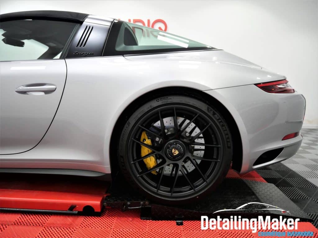 traitement céramique Gtechniq jante porsche