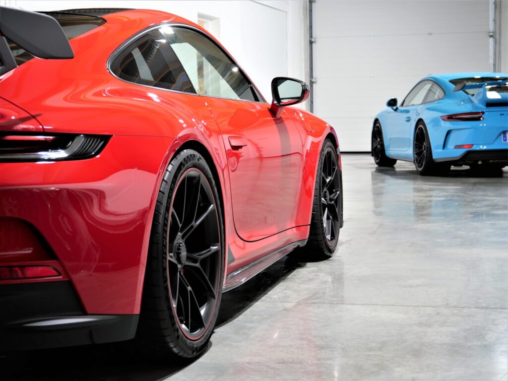 Film protection carrosserie Porsche 992 GT3 Rouge Indien