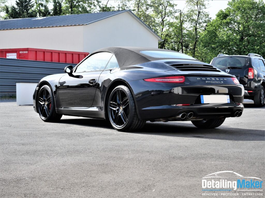 protection carrosserie sur porsche 991 cabriolet