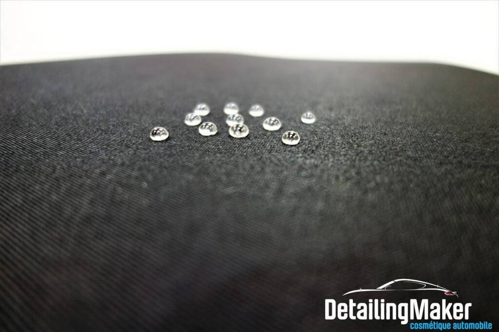 Traitement hydrophobe toit convertible