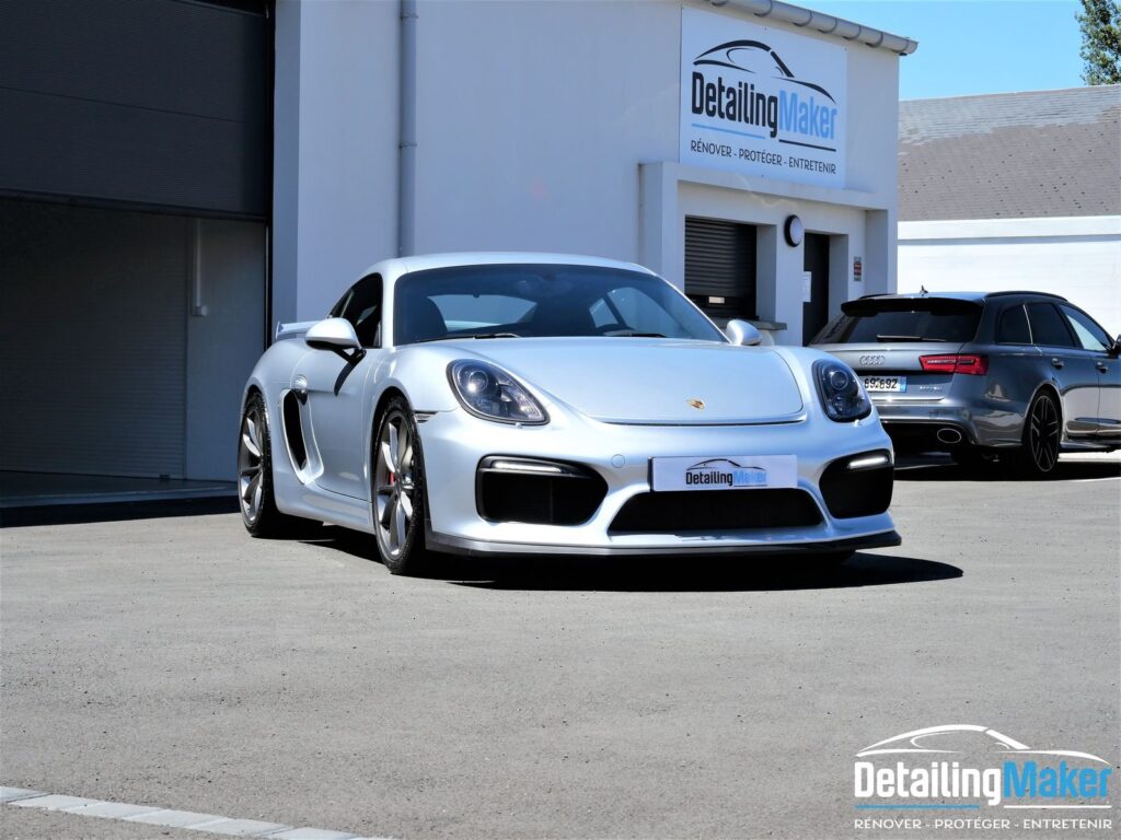 Film de protection carrosserie sur Porsche 981 Cayman GT4