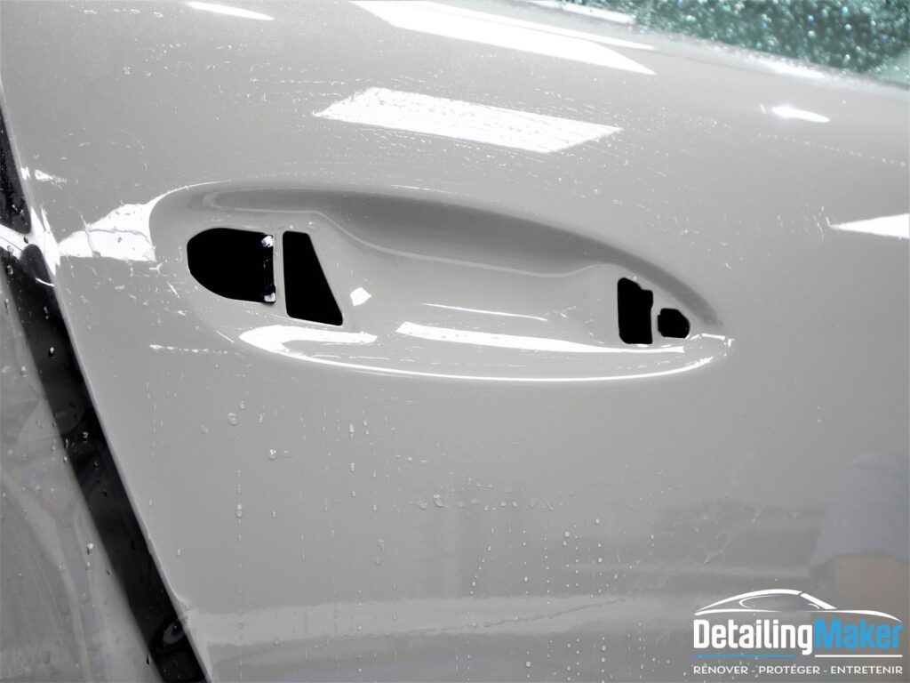 protection par film coquille poignée Porsche Targa
